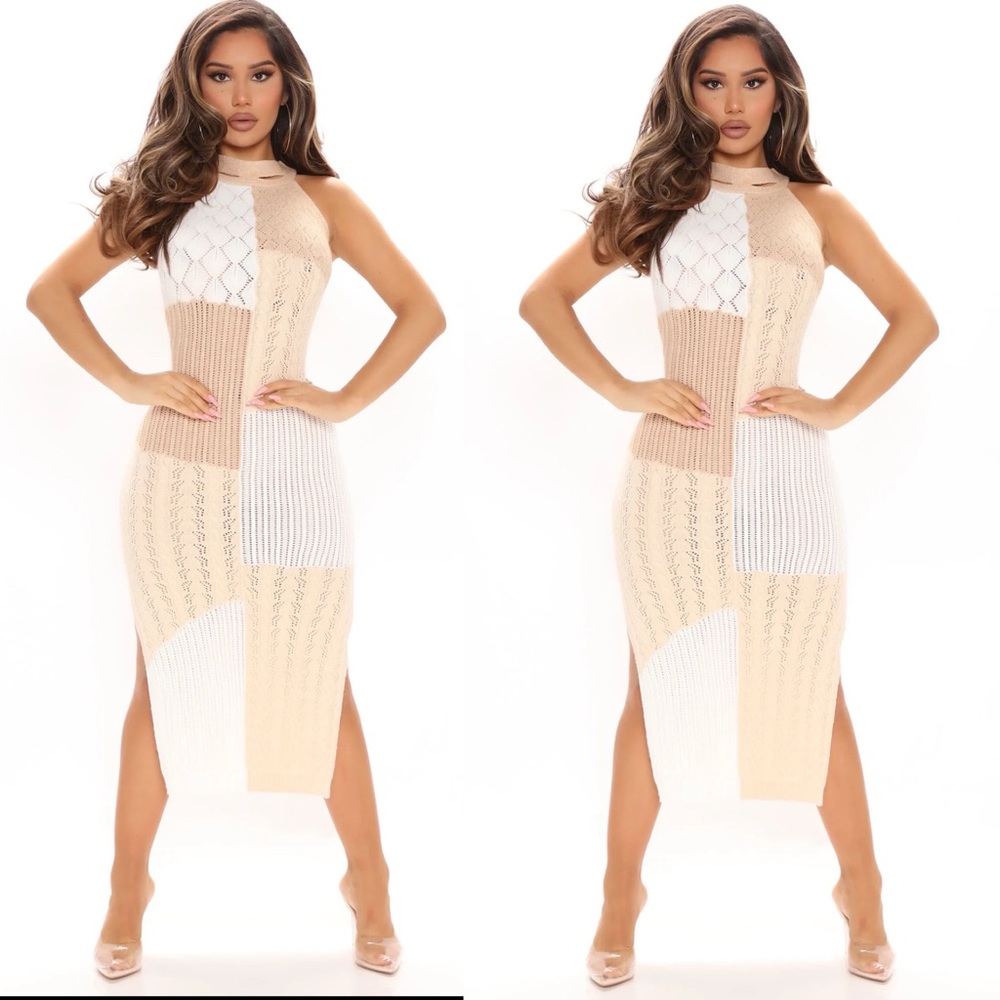 MIDI sweater dress